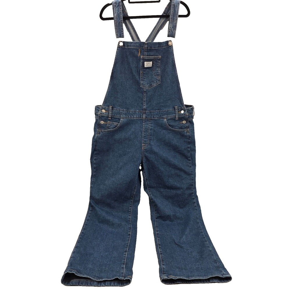Levis Bib Overalls Vintage Style Womens  2-Horse Brand Denim Blue Jean Farmcore